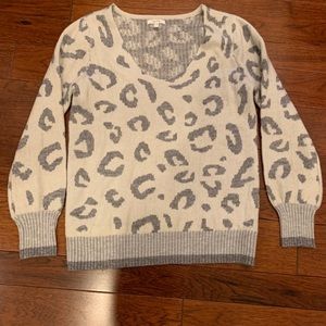 Maurice’s Animal Print V-Neck Sweater